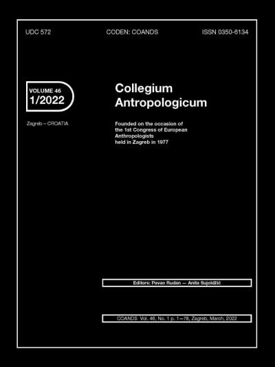 Collegium Antropologicum Collegium Antropologicum